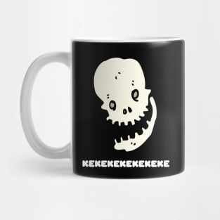 Laughing Skull Ke ke ke ke ke ke ke Funny Skeleton Gift Halloween Costume Mug